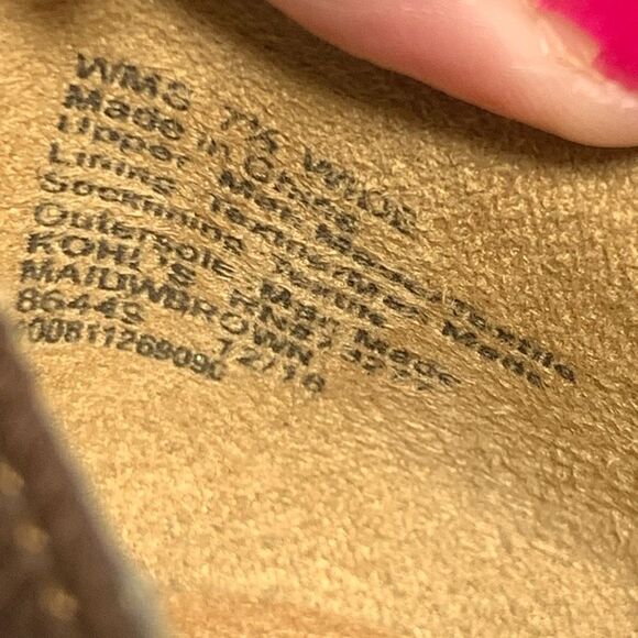 Croft & Barrow Women's Maid Ortholite Vegan Leather Slip On Heel Shoes Brown 7.5 - Picture 6 of 6